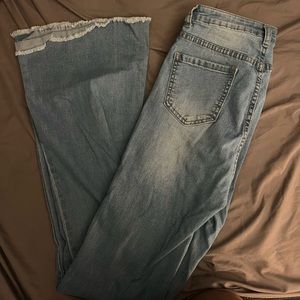 2 pair Women’s High Rise Flare Jeans from Shein